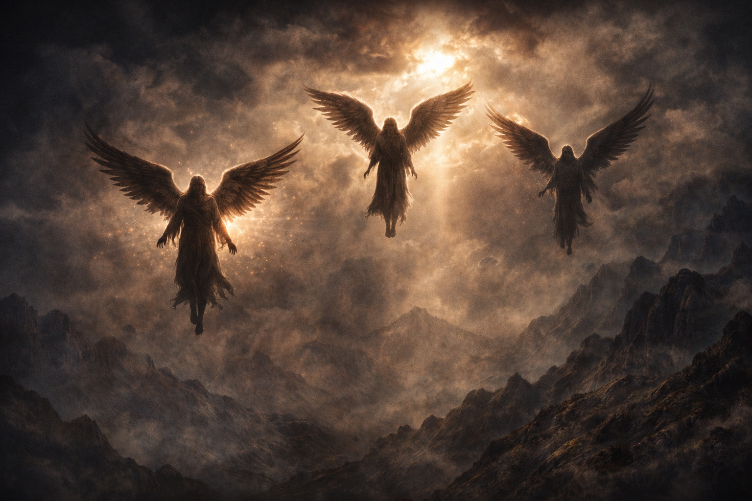 Celestial diagrams and cosmic symbols depicting Enoch's visions